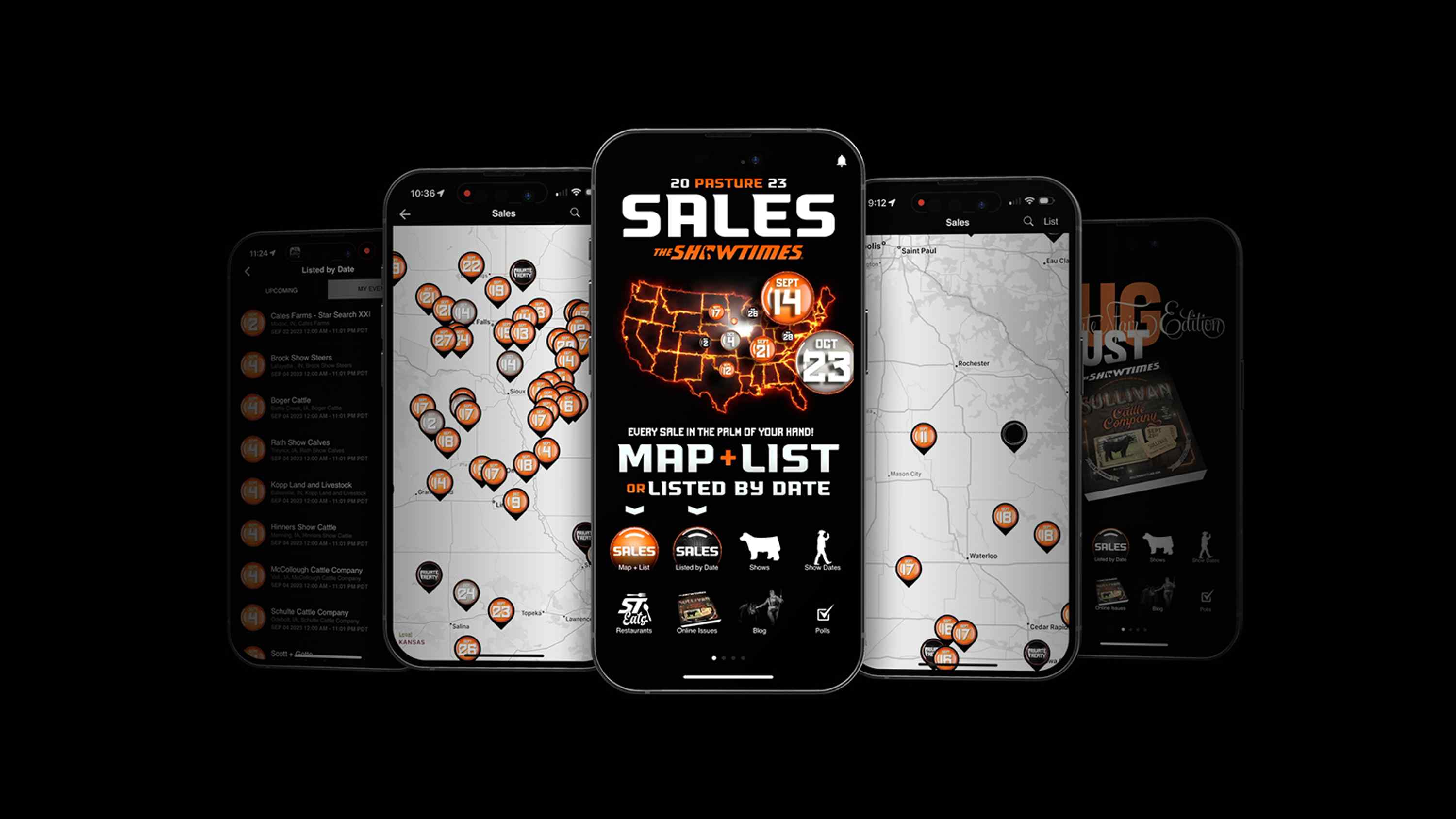 The Showtimes App's 2023 Pasture Sales