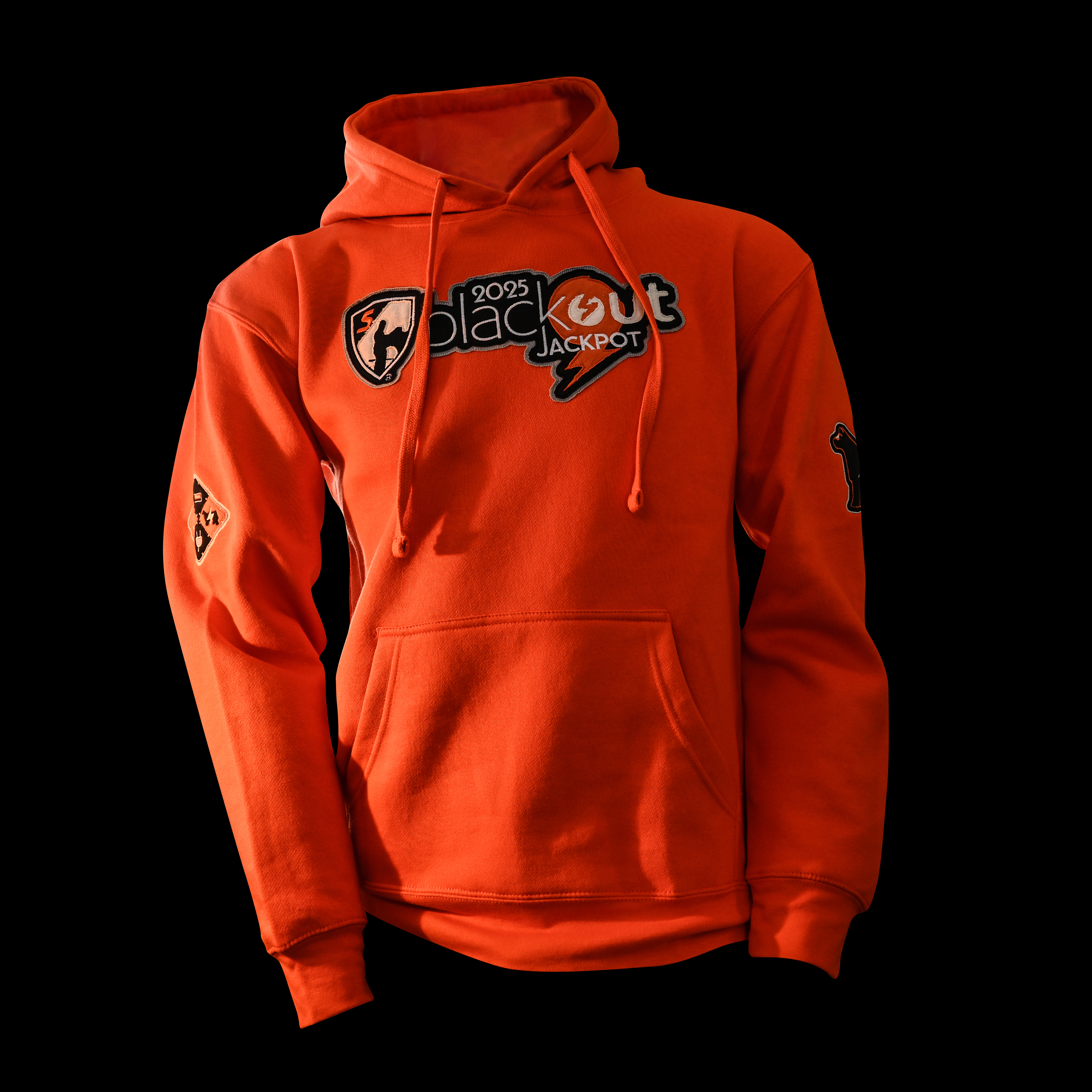 image of the blackout logo 8 in purple